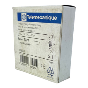 Telemecanique RM4TG20 grid monitoring relay 3-pole 140-580V AC 50/60 Hz 