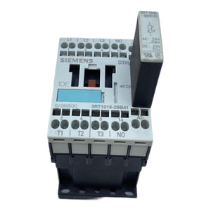 Siemens 3RT1015-2BB41 power contactor 3-pole 24Vdc 7A, 400Vac PU: 4 pieces 