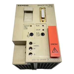 Siemens 6ES5100-8MA02 central module 24V DC 1A 