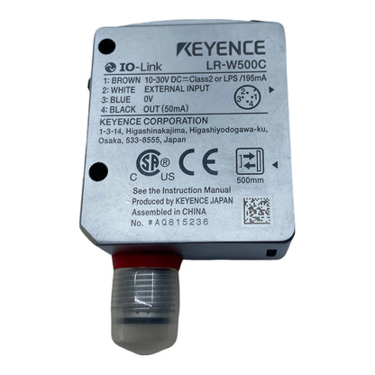 Keyence LR-W500C full spectrum sensor M12 connector 4-pin IP65/IP67 