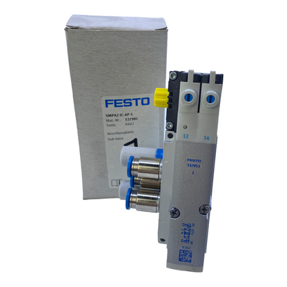 Festo VMPA2-IC-AP-1 connection plate 537981 3 to 8 bar 