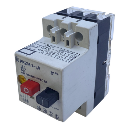 Moeller PKZM 1-1.6 motor protection switch 1.6A 660V AC3 
