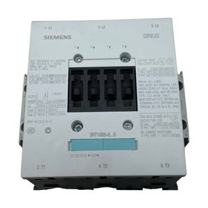 Siemens 3RT1055-6AP36 power contactor 3RH1921-1DA11 