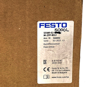 Festo SFAM-62-5000L-M-2SV-M12 564938 flow sensor 