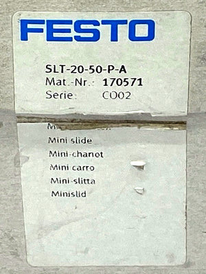 Festo SLT-20-50-PA 170571 mini slide 