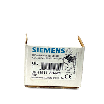 Siemens 3RH1911-2HA22 auxiliary switch block