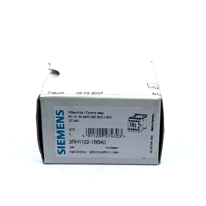 Siemens 3RH1122-1BB40 contactor relay 