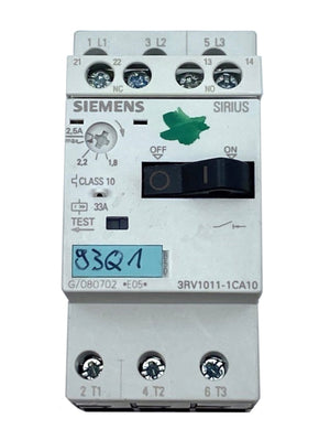 Siemens 3RV1011-1CA10 power switch 