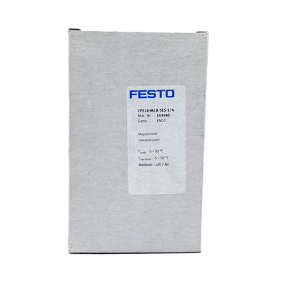 Festo CPE18-M1H-5LS-1/4 163146 solenoid valve 