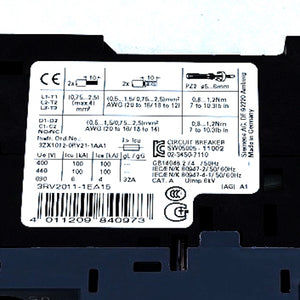 Siemens 3RV2011-1EA15 circuit breaker 